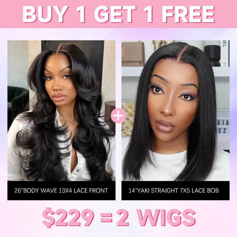 NEW 1B Straight Lace Front Wig 26” Monstar 26 Inch Blonde Brazilian Remy Lace Front Wig Pre  main image 3