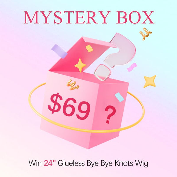 Geeta $69 Win 24 Inch Glueless Bye Bye Knots Wig Wig Valued $260 Super Mystery Box! Only 7 sets!