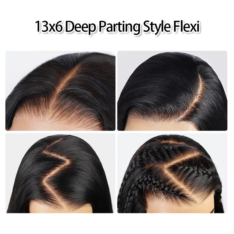 300 % Dichte, 3D-Body-Wave, 13 x 6 Zoll, Lace-Frontal-Perücke, vorgezupft, vorgebleicht, vorgeschnitten, kleberlose Perücke, kein Code erforderlich 