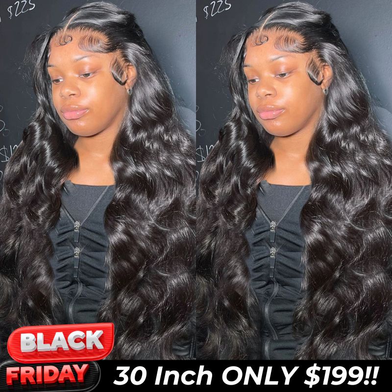 $199=30inch 13x4 Transparent HD Lace Front Loose Deep Wave Glueless Human Hair Wig Long Loose Wave HD Lace Wigs No Code Needed