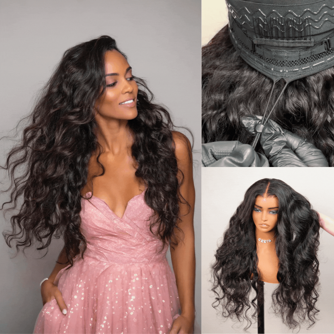 250% Density Raw Glueless Wig Bouncy Loose Wave With Invisi Fit Strap Design.