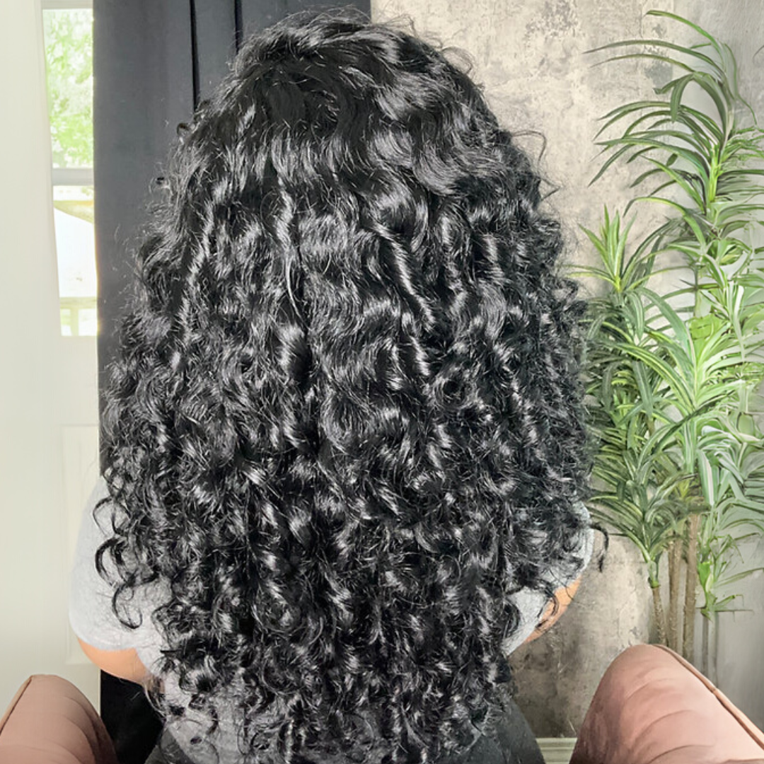 300% Density Nola Curl Glueless 13x4 Lace Front Human Hair Wigs Full Resilient Curly Wigs Pre Bleached Knots