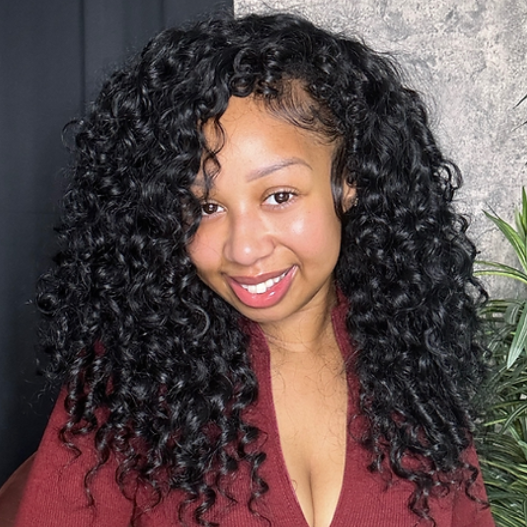 300% Density Nola Curl Glueless 13x4 Lace Front Human Hair Wigs Full Resilient Curly Wigs Pre Bleached Knots