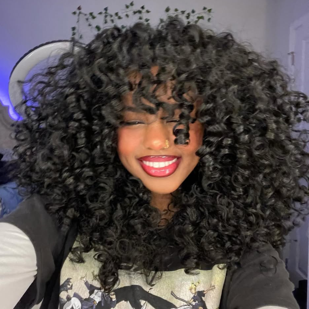 300% Density Runm Curly Afro Wig With Bangs For Black Women 13x4 Lace Fornt Human Hair Wigs Pre Plucked