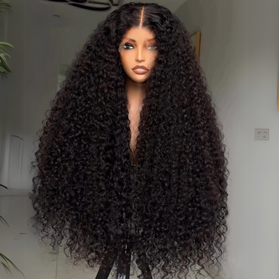 300% Density Wear Go Glueless Wig Spanish Curly 13x4 Lace Front Human Hair Wigs Pre Plucked 100% Human Hair Wigs