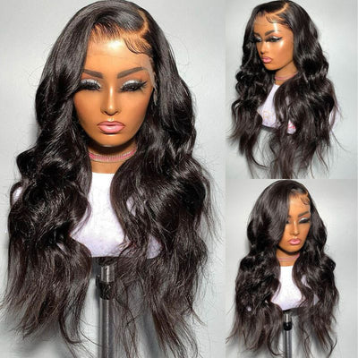 Jordan Recommend 30"=$199 180% Density Body Wave 13x6 HD  Lace Frontal Wig Pre Bleached Glueless Wigs