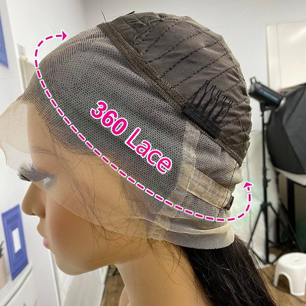 360 HD Lace Front Human Hair Wigs Invisible Water Wave Lace Front Wig With Pre Plucked Hairline For Black Women - Geetahair - GeetaHair