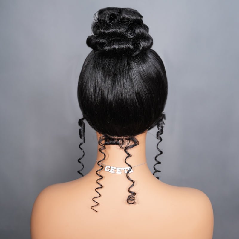 Geeta Invisi Strap Face Framing 360 Transparent Lace Frontal Body Wave Snug Fit All Sizes Human Hair Wigs - GeetaHair