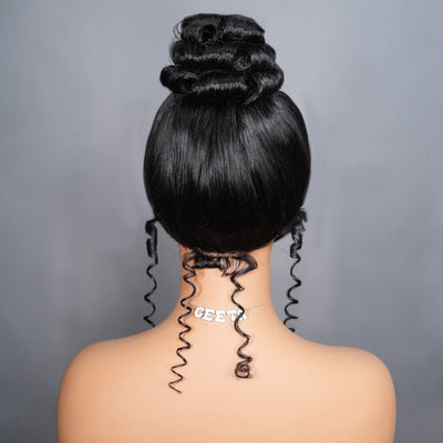 Geeta Invisi Strap Face Framing 360 Transparent Lace Frontal Body Wave Snug Fit All Sizes Human Hair Wigs - GeetaHair