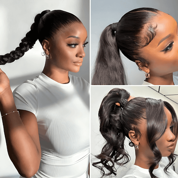 Invisi Strap 360 Transparent Lace Frontal Body Wave Wig Face Framing Snug Fit All Sizes Human Hair Wigs Daily Deal