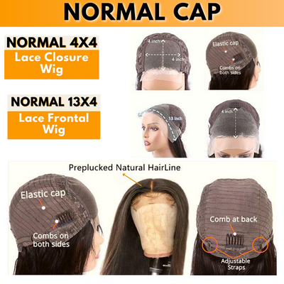 Funky Colored Wigs | Glueless 13x4/6x4.5 Highlight Brown/Blonde Pre Cut HD Transaparent Lace Human Hair Wigs With Breathable Cap Highlights Air Wig-Geeta Hair
