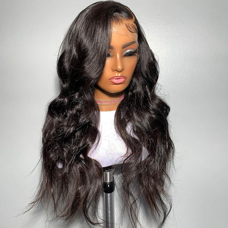  BLACROSS 30 Inch 13x6 Deep Wave Lace Front Wigs Human Hair 180, Wigs On