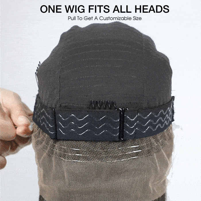 Geeta Invisi Strap Face Framing 360 Transparent Lace Frontal Body Wave Snug Fit All Sizes Human Hair Wigs
