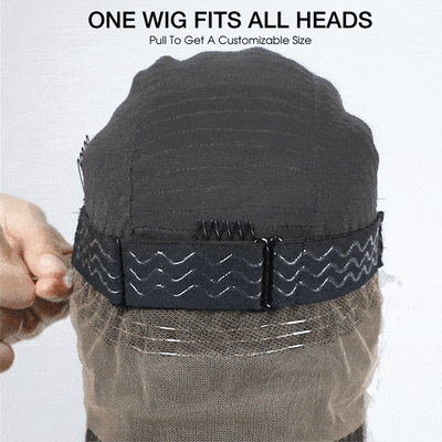 Geeta Invisi Strap Face Framing 360 Transparent Lace Frontal Body Wave Snug Fit All Sizes Human Hair Wigs