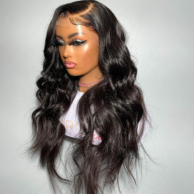30inch=$199 Tiktokers Recommend 180% Density Body Wave HD  Lace Frontal Wig Pre Bleached Glueless Wigs-Geeta Hair