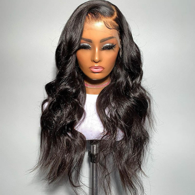 30inch=$199 Tiktokers Recommend 180% Density Body Wave HD  Lace Frontal Wig Pre Bleached Glueless Wigs