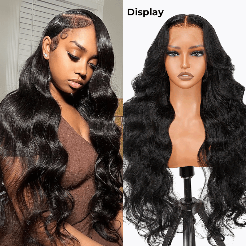 Geeta $119 Get 26inch 13x4 Lace Frontal Wig Body Wave 200% Density 100% Human Hair Flash Sale