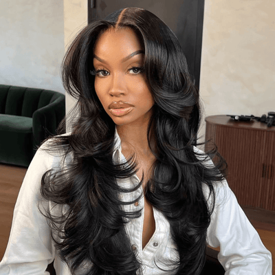 Geeta $119 Get 26inch 13x4 Lace Frontal Wig Body Wave 200% Density 100% Human Hair Flash Sale