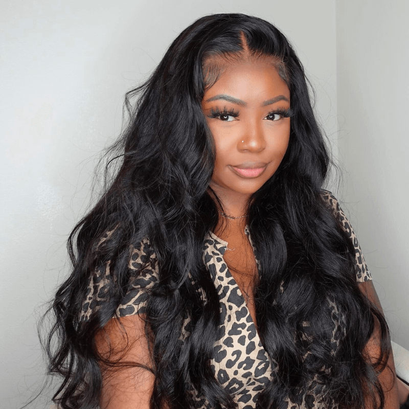 Geeta $119 Get 26inch 13x4 Lace Frontal Wig Body Wave 200% Density 100% Human Hair Flash Sale