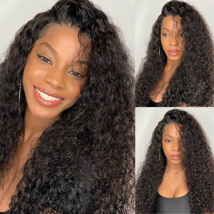 Geetahair Upgrade HD Lace Water Wave Wig Pre Plucked Natural Hairline Crystal Clear Lace Human Hair Wigs