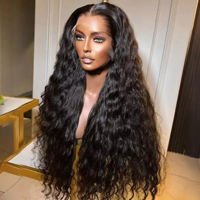 Glueless Wigs Full Loose Wave Wig 13x4 HD Lace Front Wigs Human Hair Pre Plucked Natural Hiarline - Geeta Hair