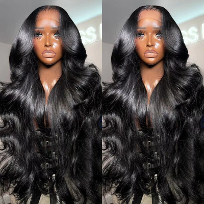 30inch=$199 Tiktokers Recommend 180% Density Body Wave HD  Lace Frontal Wig Pre Bleached Glueless Wigs-Geeta Hair