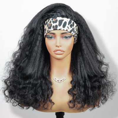 burmese ends kinky straight headband wig loose style_product