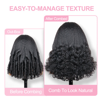 burmese ends kinky straight headband wig loose style easy manage_detail