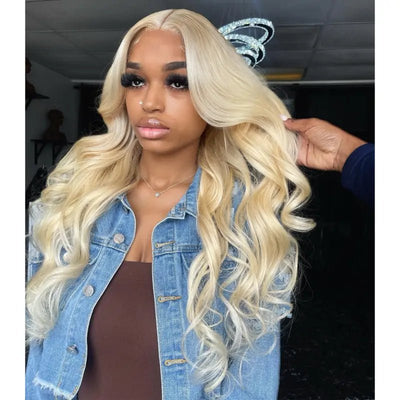 Wear Go Glueless 613 Blonde Body Wave/Straight Pre Cut HD Transparent Lace Human Hair Wigs With Air Cap Breathable Wig - Geeta Hair - GeetaHair
