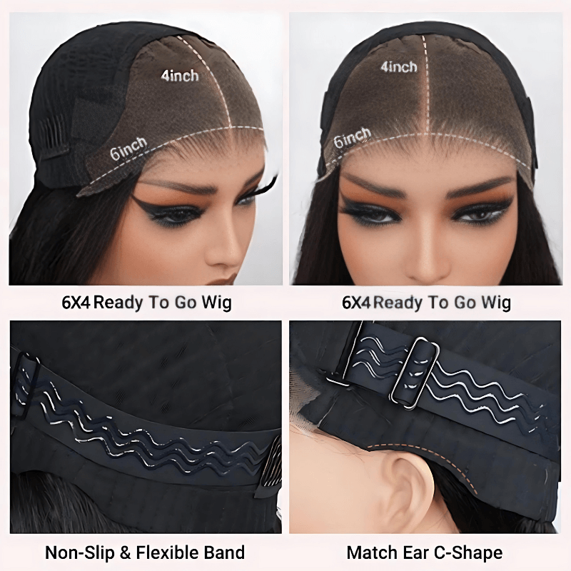 Geeta Honey Blonde Highlight Water Wave 13x4 Lace Front / 6x4 Pre Cut Lace Human Hair HD Lace Wig For Women - GeetaHair