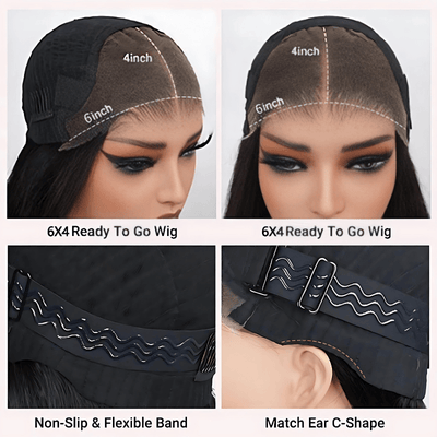 Geeta Honey Blonde Highlight Water Wave 13x4 Lace Front / 6x4 Pre Cut Lace Human Hair HD Lace Wig For Women - GeetaHair