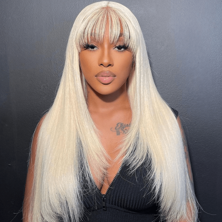 613 Blonde Hair 4x4/13x4 Transparent Layered Straight Wig With Bnags/ No Bangs 6x4.5 HD Butterfly Haircut Human Hair Wigs - Geeta Hair - GeetaHair
