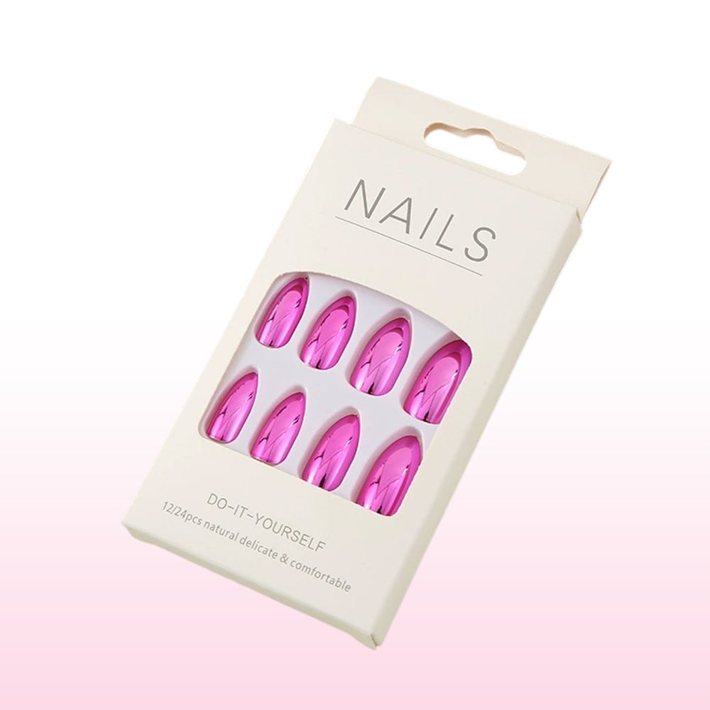 $9.99 | 100 Points VIP Free Press On Nails Nail Glue Included - GeetaHair