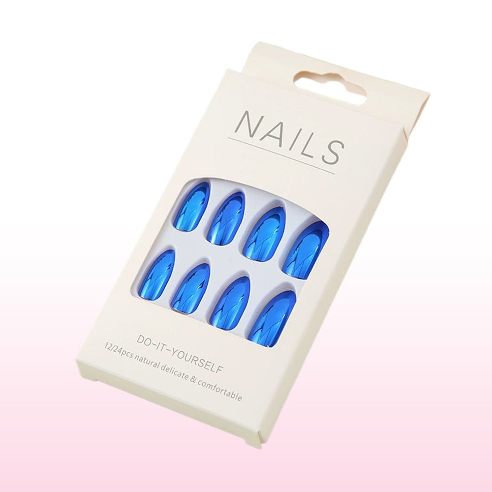 $9.99 | 100 Points VIP Free Press On Nails Nail Glue Included - GeetaHair