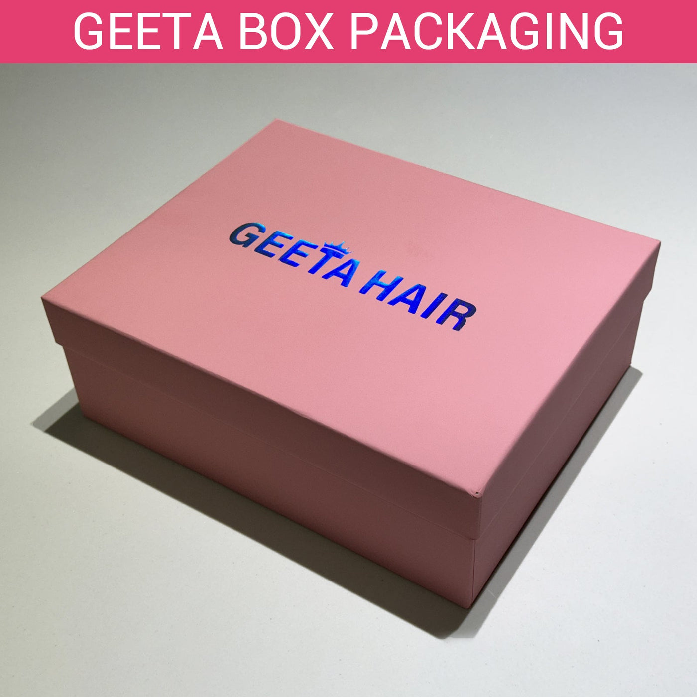 Geeta Box Packaging Gift Package For Single Wig Item - GeetaHair