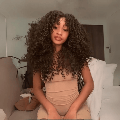 Water Wave Hair Glueless 13x4 HD Lace Front Wig Pre Plucked Short Curly Bob Human Hair Wigs - GeetaHair
