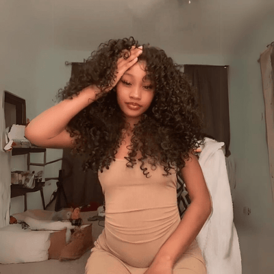 Water Wave Hair Glueless 13x4 HD Lace Front Wig Pre Plucked Short Curly Bob Human Hair Wigs - GeetaHair