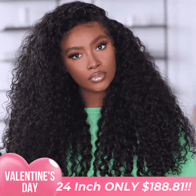 Spring Sale Glueless Full Deep Wave 13x4 HD Lace Front Wig Transparent Lace Human Hair Wigs Plucked Hairline 250% Density - Geeta Hair - GeetaHair