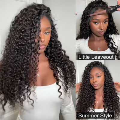 Minimal Leave Out Summer Curls With Heat Resistant Human Hair - Effortless Styling_product
