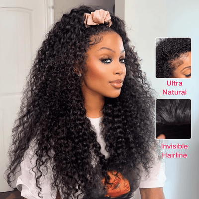 Ultra Natural Invisible Hairline Human Hair Piece - Seamless Blending For Undetectable Look_model