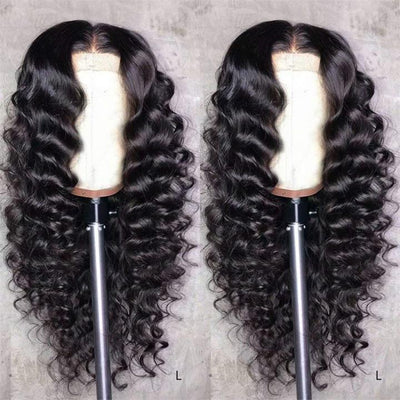 Natural Crimps Curls Loose Deep Wave Glueless 5x5/6x4.5 Closure HD Lace Human Hair Wig With Baby Hair - Geeta Hair - GeetaHair