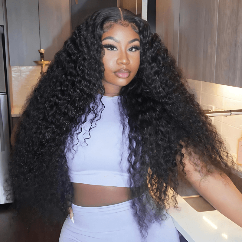 [26 inch $159] Deep Curly Glueless 13x4 Lace Wig