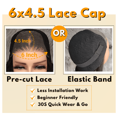 Natural Crimps Curls Loose Deep Wave Glueless 5x5/6x4.5 Closure HD Lace Human Hair Wig With Baby Hair - Geeta Hair - GeetaHair