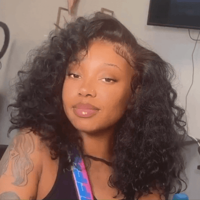 Flash Sale Short Curly Bob Wigs Glueless 13x4 Lace Front Wigs Pre Plucked for Black Women 250% Density - GeetaHair