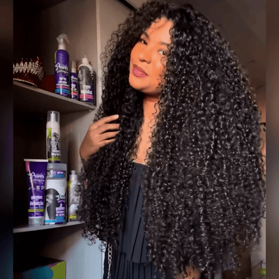 300% Density HD Lace Front Wigs Human Hair 13x4 Curly Wave Lace Front Wigs Human Hair Pre Plucked Bleached Knots Glueless Wigs - GeetaHair