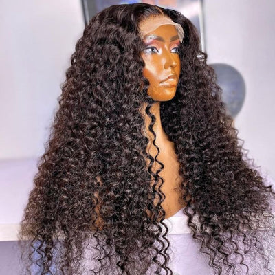 Bogo Sale $369= 28" T1B/2/4 Straight Wig + 24" Deep Wave Wig - GeetaHair