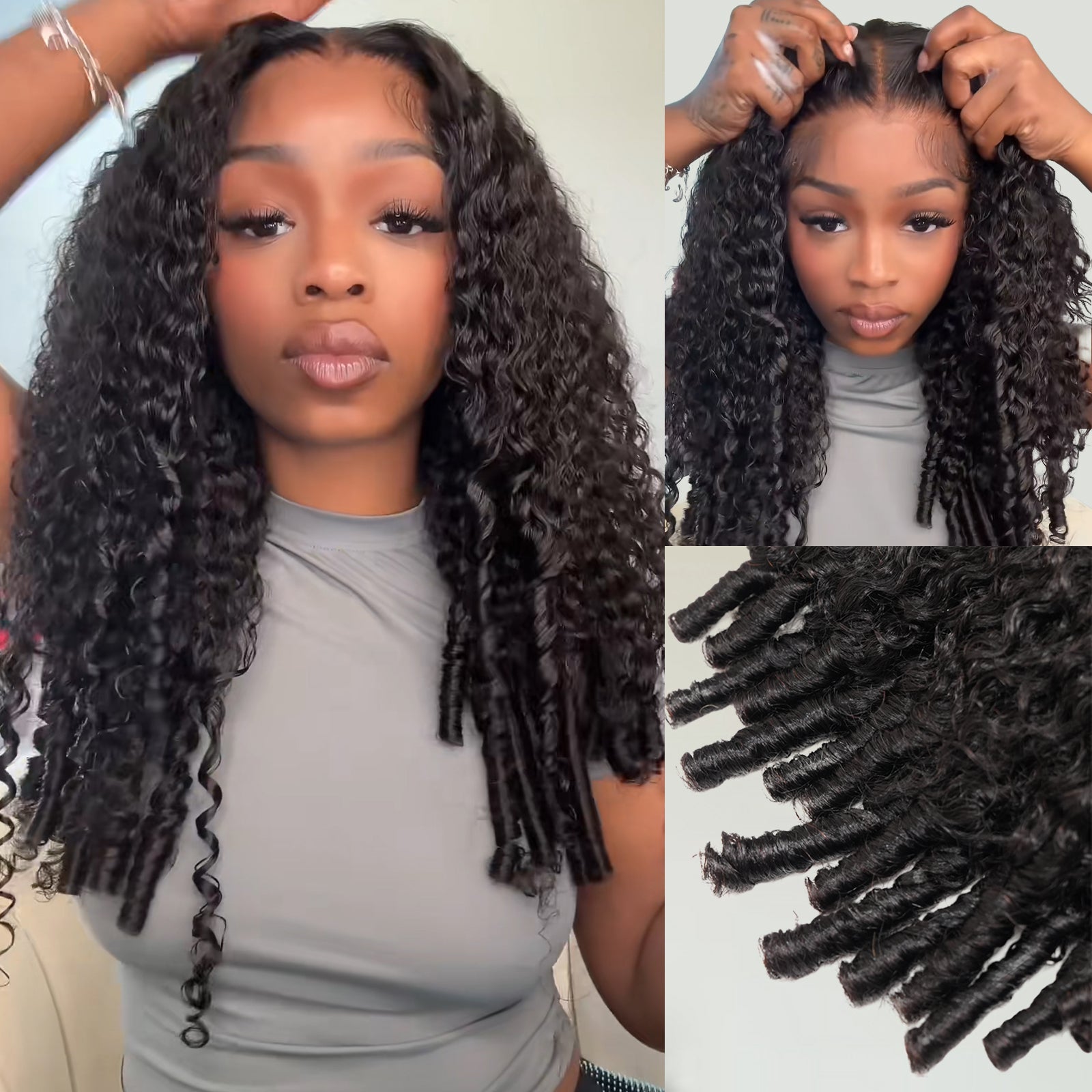 Burmese Curly 13x4 Lace Front Wig