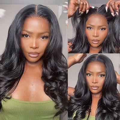 Wear Go Glueless Body Wave Pre Cut HD Transaparent Lace 100% Virgin Human Hair Wigs Wear & Go Pre Plucked Hairline Air Cap Wig - Geeta Hair - GeetaHair