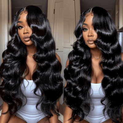 30inch=$199 Tiktokers Recommend 180% Density Body Wave HD Lace Frontal Wig Pre Bleached Glueless Wigs - Geeta Hair - GeetaHair