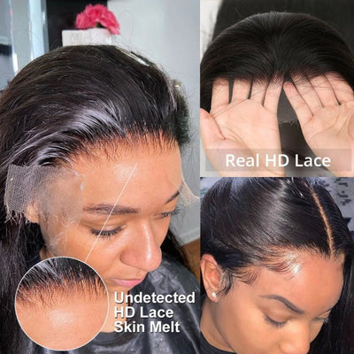 Loose Deep Wave Wig 13x4 HD Lace Front Wigs Glueless Brazilian Virgin Human Hair Wig - Geeta Hair - GeetaHair